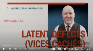 Read more about the article LATENT DEFECT (VICE CACHÉ): WHEN IS IT GRAVE ENOUGH?